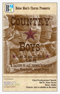 BMC Country Boys Concert Poster